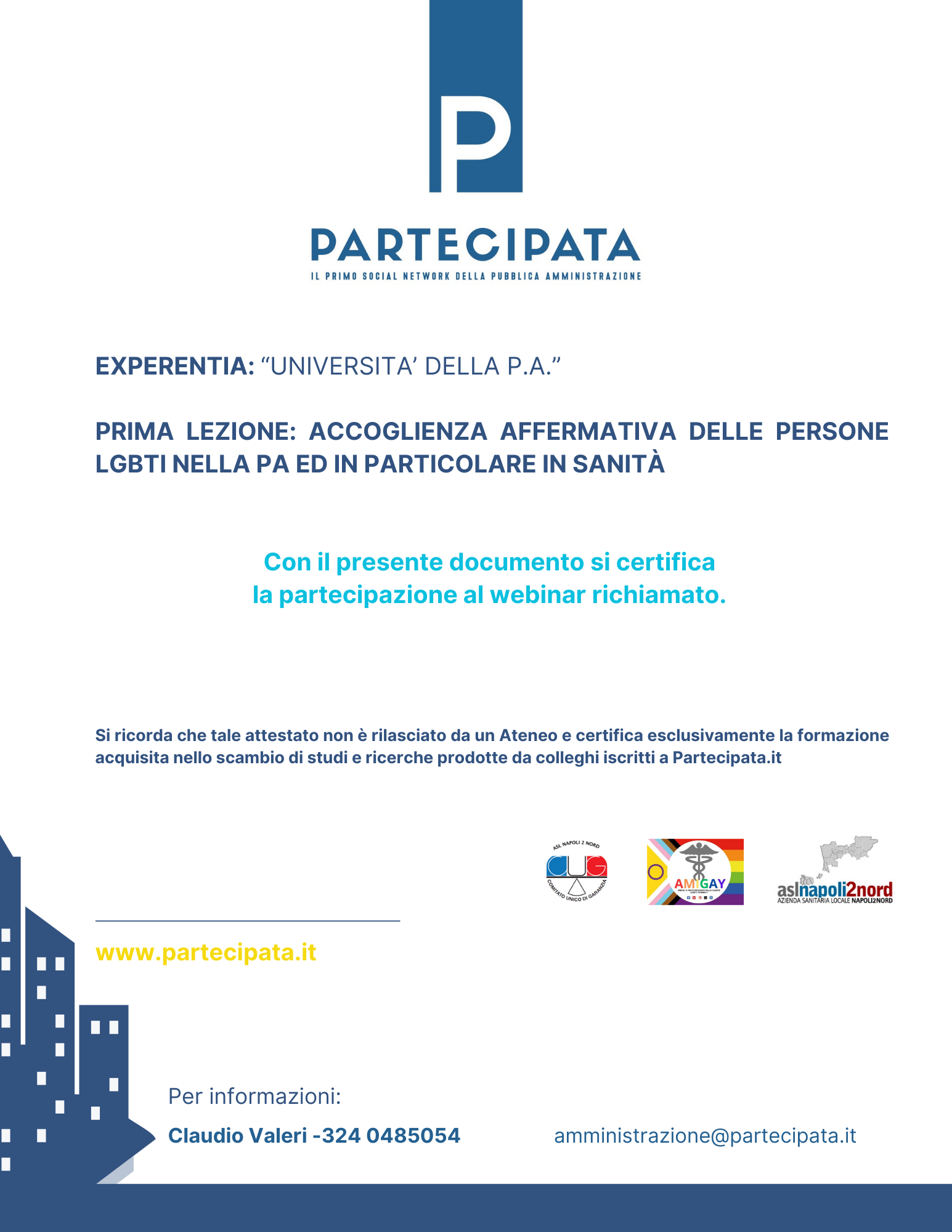 Accoglienza affermativa delle persone LGBTI nella PA ed in particolare in sanità